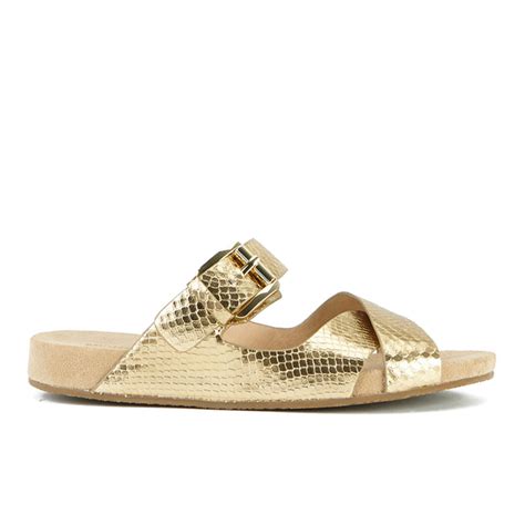 Michael Michael Kors Women's Sawyer Slide Black Sandals